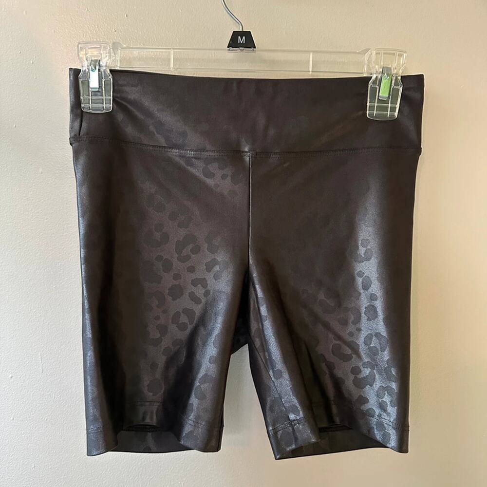 Koral high rise lustrous bike shorts silver